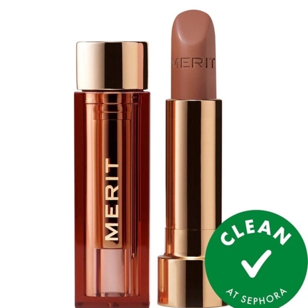 MERIT Signature Lip Lightweight Lipstick ~ SLIP ~ Full Size / 0.1oz ~ New in Box